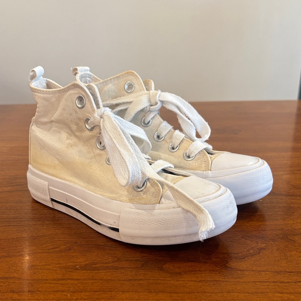 Wonder Nation White High-Top Sneakers